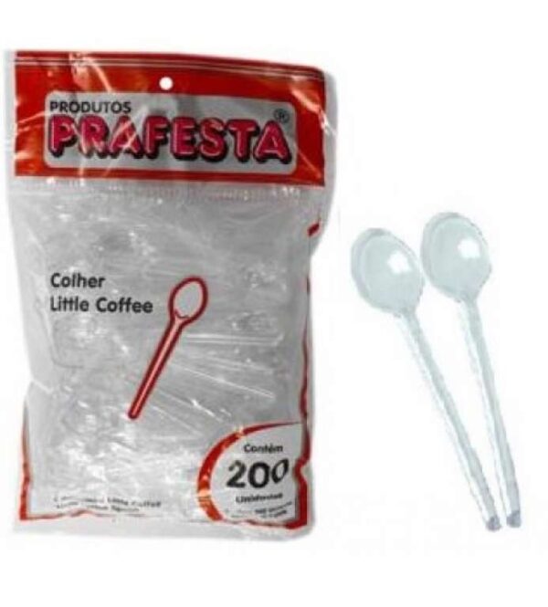 Colher Little Coffee Cristal 100UN
